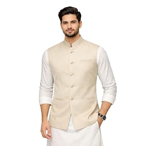 DesignerBin Mens Nehru jacket Waistcoat Modi Jacket