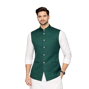 DesignerBin Mens Nehru jacket Waistcoat Modi Jacket