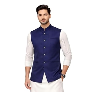 DesignerBin Mens Nehru jacket Waistcoat Modi Jacket