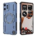 Designerz hub® Back Cover for CMF Phone 2 Pro | Shockproof Case with Magnetic Metal Ring Supports Magsafe Charger &amp; Car Mount | Military Grade Protection | Blue