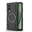 Designerz hub® Back Cover for OnePlus Nord 5 |Case with Magnetic Metal Ring Supports Magsafe Charger &amp; Car Mount | Military Grade Protection | Black