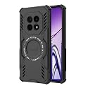 Designerz hub® Back Cover for Oppo F29 Pro | Shockproof Case with Magnetic Metal Ring Supports Magsafe Charger &amp; Car Mount | Military Grade Protection | Black
