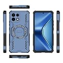 Designerz hub® Back Cover for Oppo K13 5g | Shockproof Case with Magnetic Metal Ring Supports Magsafe Charger &amp; Car Mount | Military Grade Protection | Blue