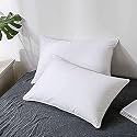 Down Alternative Microfiber Pillows for Sleeping 20"x30" Inch / 51 cm x 76 cm (White, Set of 4 pcs Pillows)