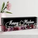 Desk Name Plate Personalized, Personalized Name Plate for Desk, Office Desk Decor The Office Gifts for Women Men, Acrylic Desk Accessories Employee Appreciation Gifts for Boss, Manager, Teacher