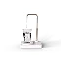 Desk Water Dispenser- Intelligent Desktop Water Bottle, Automatic Water Pump for Universal Bottle Water Dispenser USB Charging Jug Pump for Home, Office, Outdoor (White)