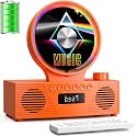 ROADOM Portable CD Player with Bluetooth, Rechargeable &amp; Hi-Fi Speakers