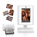 Desktop Photo Booth Machine with Instant Printer, LED Ring Light