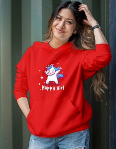deslizar full sleeve printed women sweatshirt