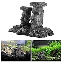 Despacito Aquarium Decoration Ship Statue for Fish Tank | Resin Underwater Ornament Hideout Cave for Betta Fish, Goldfish & Small Aquarium Fish | 15 x 12 cm (4.7 Inch)