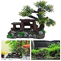 Despacito Aquarium Decoration Ship Statue for Fish Tank | Resin Underwater Ornament Hideout Cave for Betta Fish, Goldfish &amp; Small Aquarium Fish | 15 x 12 cm (4.7 Inch)