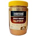 DESTINE® EPOXY GROUT GLITTER (GOLD, SILVER, COPPER) (MINI PACKS: 50 Gm, 100 Gm, 250 Gm), Glitter for Epoxy Grout, Jewels for Tile &amp; Stone Joint, Sparkle for Tile &amp; Stone Joint (250 Grams, Copper)