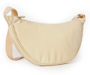 destinio beige sling bag unisex mini sling bag crossbody for men  women travel  office bag
