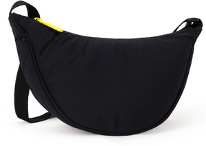 destinio black sling bag black unisex sling bag stylish crossbody with premium fabric  branded zippers