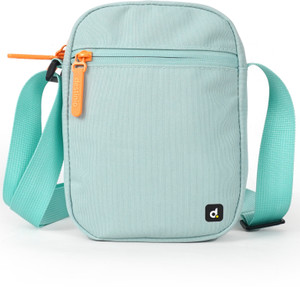 destinio blue men  women sling bag small crossbody sling bag for men  women waterproof  anti-theft design