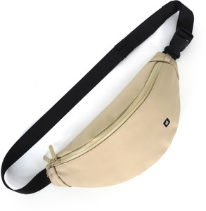 destinio waist bag for men  women  waterproof anti-theft travel fanny pack waist bag beige