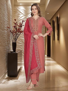 DETACH Women Kurta Pant Dupatta Set