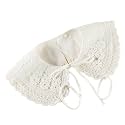 Detachable Fake Collar for Women Embroidery Mini Cape Collar Dickey Neck Ruff False Collar