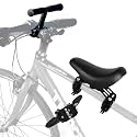 Detachable Front Mounted Kids Bike Seat with Handlebar & Foot Pedals for Children 2-5 Years, Toddler Bike Seat for Adult Bicycle, Secure & Comfortable Bike Attachment for Kids