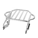 Detachable Luggage Rack 2-Up Mounting Rack Fit for Harley Chrome
