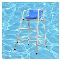 Detachable Metal Lifeguard Chairs for Poolside, 4-6 FT with ABS Comfortable Seat &amp; Hook, Portable 2-4 Step Deck Chairs, Load Capacity 300kg/660lbs