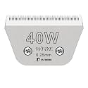 Detachable Pet Dog Grooming Blades-Size 40W Dog Grooming Wide Blade,Cutting Length 1/100",Compatible with Andi-s,Oster A5,Wahl km10 Clippers