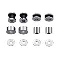 Detachable Sissy Bar Backrest Docking Hardware Kit Fit for Harley Davidson Touring Electra Road Street Glide Road King 1997-2008