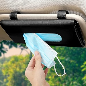 detachi car tissue holder car mask holder premium car mask dispenser sun visor napkin holder car visor tissue holder tissue holder for car face mask holder for car black