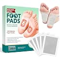 Detox Foot Patches, Pain Free Foot Pads for Stress Relief Sleep, Remove Toxins Cleansing Detox Foot Patches Kit for Release Body,Natural ingredients Ginger Adhesive Foot And Body (PADS DETOX PAD K 60)