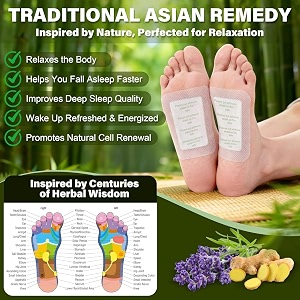 detox foot patches pain relief detox patch cleansing toxin remover foot pads detoxify stress relief sleep patch for detoxification for men and women 50 detox foot patches
