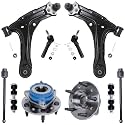 Detroit Axle - 10pc Front End Control Arms Kit for Pontiac Grand Am