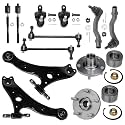 Detroit Axle - 12pc Front End Suspension Kit for 2002-2003 Lexus ES300