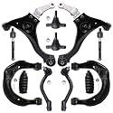 Detroit Axle - 12PC Front Upper and Lower Control Arms w/Ball Joints