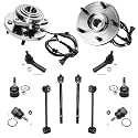 Detroit Axle - 12pc Front Wheel Hubs Kit for 2006-2010 Jeep Commander