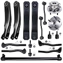 Detroit Axle - 17pc Front Suspension Kit for 1999-2004 Jeep Grand Cherokee