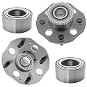 Detroit Axle - 2.3L Front Rear Wheel Bearings Kit for 98-02 Honda Accord