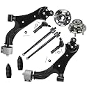Detroit Axle - 2.4L 10pc Front End Suspension Kit for 10-17 Chevy Equinox