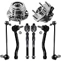 Detroit Axle - 2.5L Front Wheel Bearing Hubs kit for 07-12 Nissan Altima
