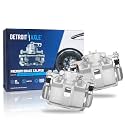 Detroit Axle - 2 Front Brake Calipers for 2006-11 Honda Civic 2007 2008 Fit