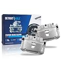 Detroit Axle - 2pc Front Brake Calipers for Jeep 2005-2010 Grand Cherokee