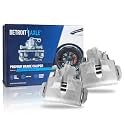 Detroit Axle - 2pc Front Brake Calipers for Ford 1995-2000 Contour