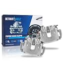 Detroit Axle - 2pc Front Brake Calipers for 2011-2017 Jeep Grand Cherokee