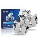 Detroit Axle - 2pc Rear Brake Calipers for 04-12 Chevy Malibu 05-08 Cobalt