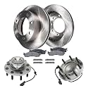 Detroit Axle - 2WD Front Brake Kit for 2003 2004 2005 Dodge Ram 2500 3500