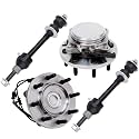 Detroit Axle - 2WD Front Wheel Bearing Hubs Kit for 2012-2013 Ram 2500