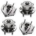 Detroit Axle - 4 Front/Rear Wheel Hubs Assembly for 11-14 Ford Edge