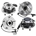 Detroit Axle - 4 Wheel Bearing Hubs for 2012-2016 Chrysler Town &amp; Country
