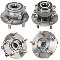 Detroit Axle - AWD Front Rear Wheel Bearing Hub for 08-15 Mitsubishi Lancer