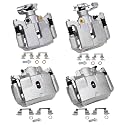Detroit Axle - 4pc Brake Calipers for 2004-2012 Chevrolet Malibu Pontiac G6
