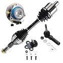 Detroit Axle - 4pc Front Left CV Axle Wheel Hub Kit for Chevy Impala